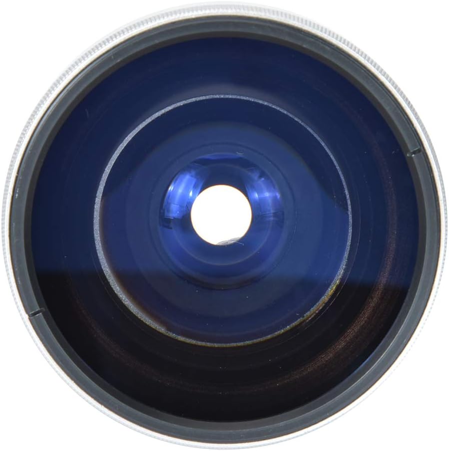 37 Mm Fisheye 37Mm Fisheye Lens 9×8×9 Silver Strong Applicability 37Mm 0.25X Super Fisheye Additional Lens For 37Mm Caliber Camera Lenses - Image 8