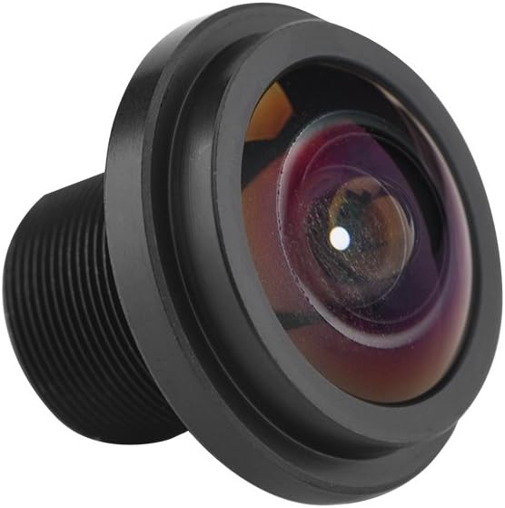 Security Camera Lens, 5MP HD Fisheye Security Camera Lens 1.7mm Length 185¡ãCCTV Lens for Fisheye Security Cam (Black) - Image 2