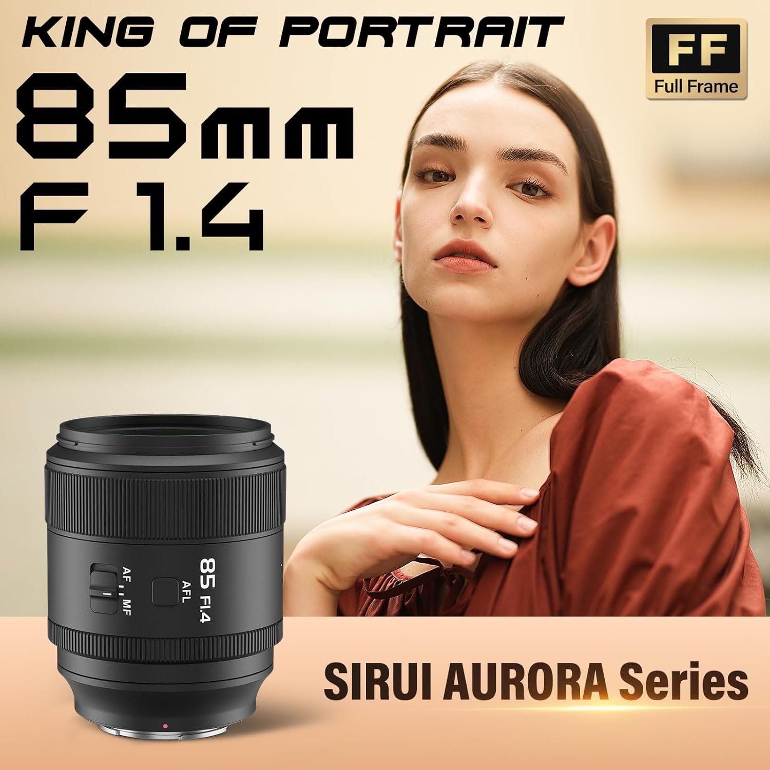 SIRUI Aurora 85mm F1.4 Full Frame Auto Focus Telephoto Prime Portrait Lens for E Mount Cameras FX3, FX6, A7 Series, A7R, A7S, A9, ZV-E1 - Image 2