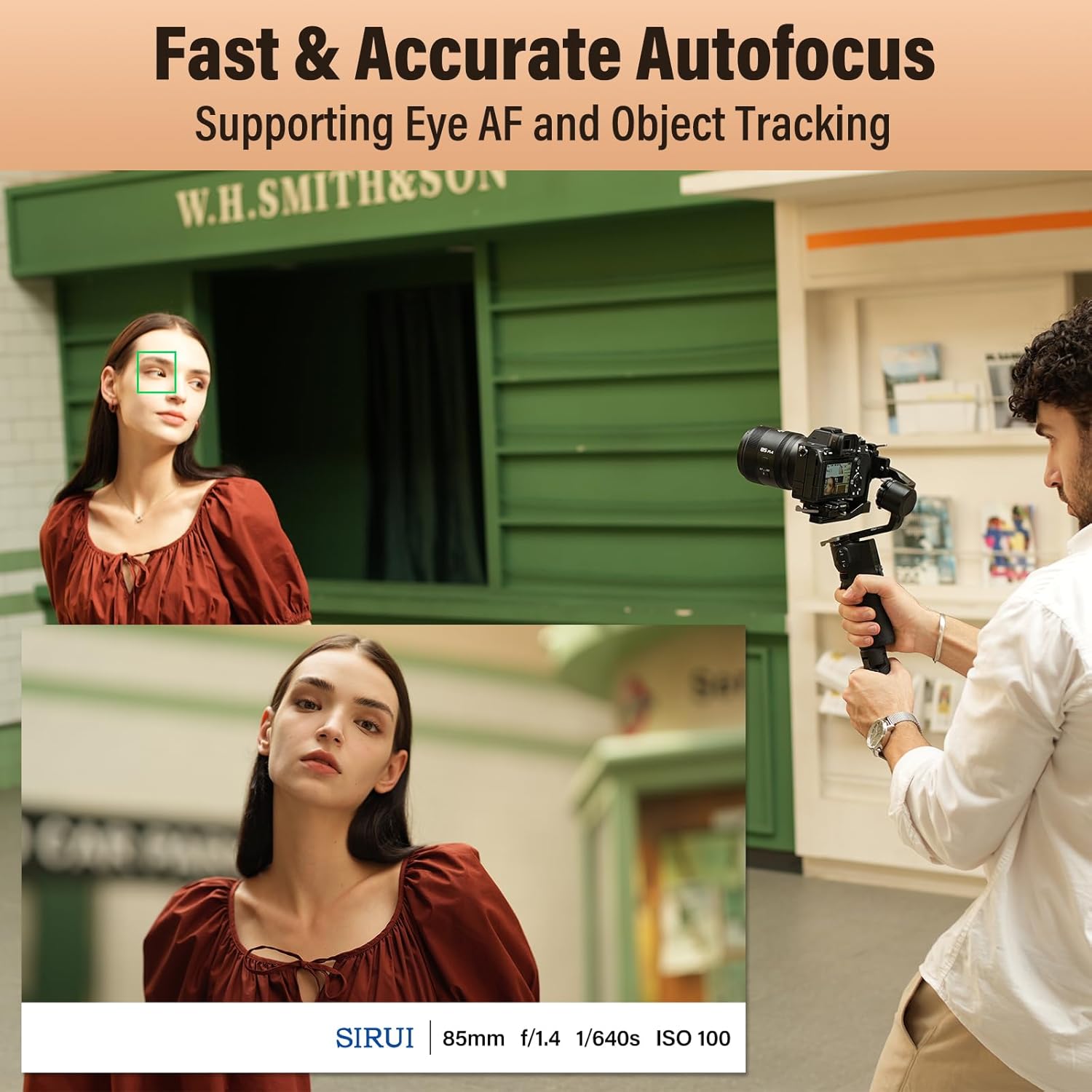 SIRUI Aurora 85mm F1.4 Full Frame Auto Focus Telephoto Prime Portrait Lens for E Mount Cameras FX3, FX6, A7 Series, A7R, A7S, A9, ZV-E1 - Image 5