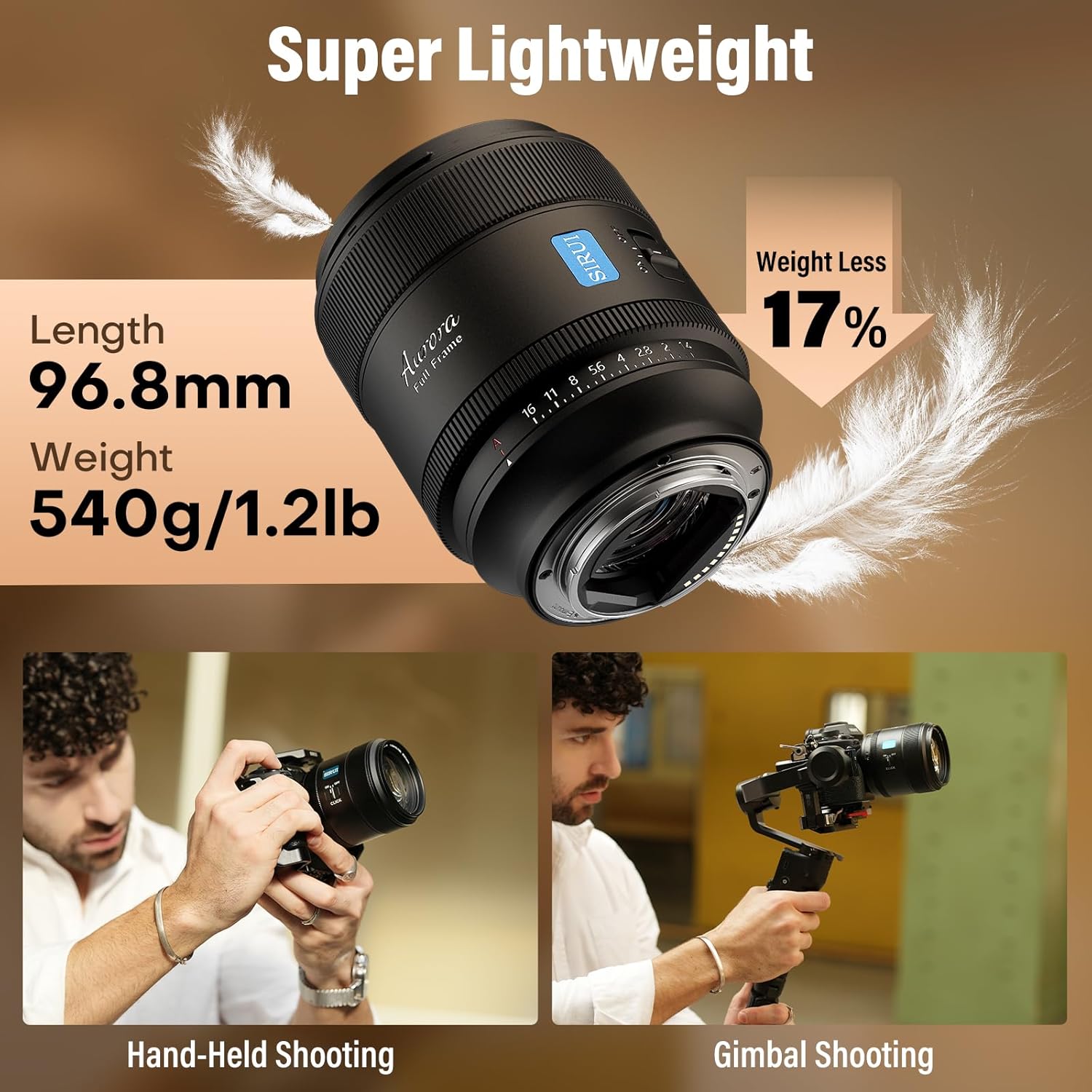 SIRUI Aurora 85mm F1.4 Full Frame Auto Focus Telephoto Prime Portrait Lens for E Mount Cameras FX3, FX6, A7 Series, A7R, A7S, A9, ZV-E1 - Image 6